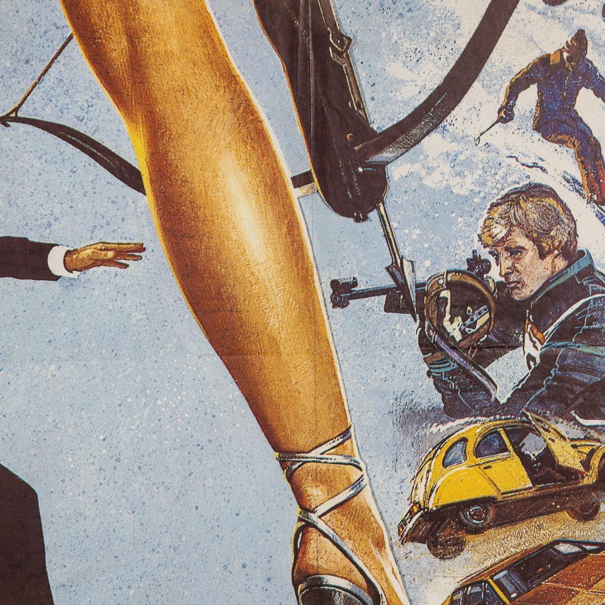 Original Französische Veröffentlichung James Bond „For Your Eyes Only“-Poster, ca. 1983 im Angebot 8