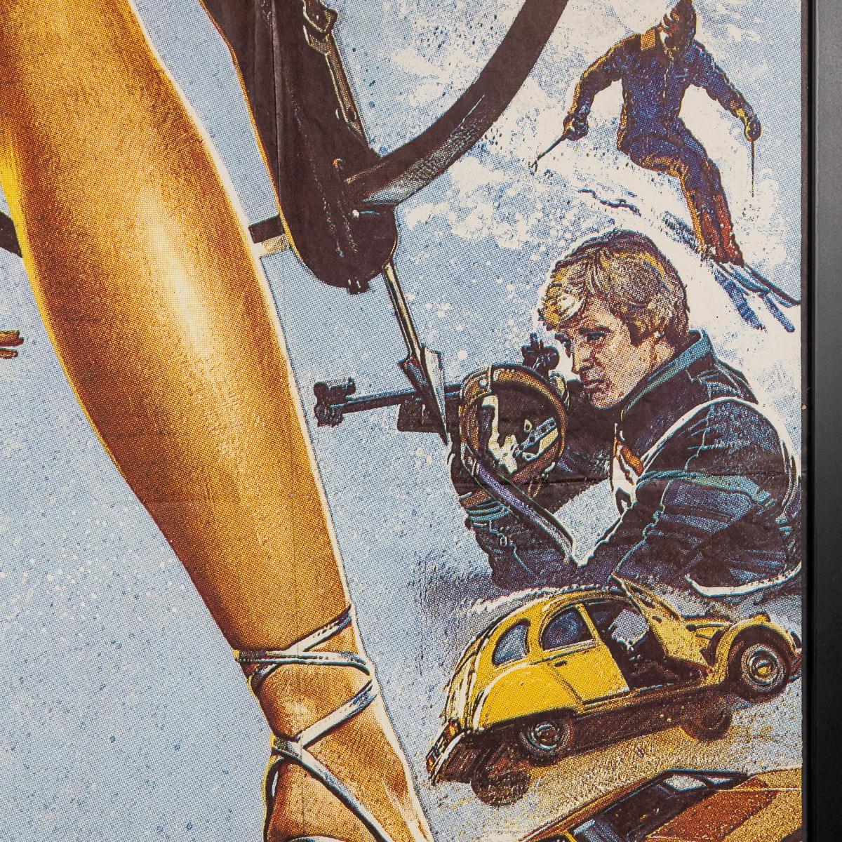 Original Französische Veröffentlichung James Bond „For Your Eyes Only“-Poster, ca. 1983 im Angebot 9