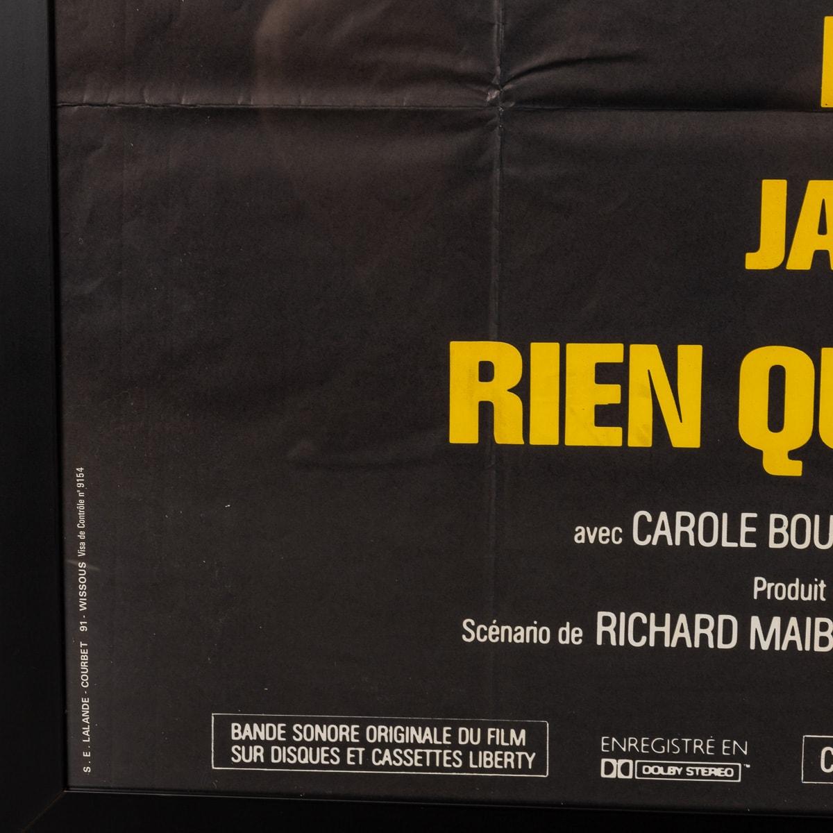 Original French Release James Bond 'For Your Eyes Only' Poster, c.1983 11