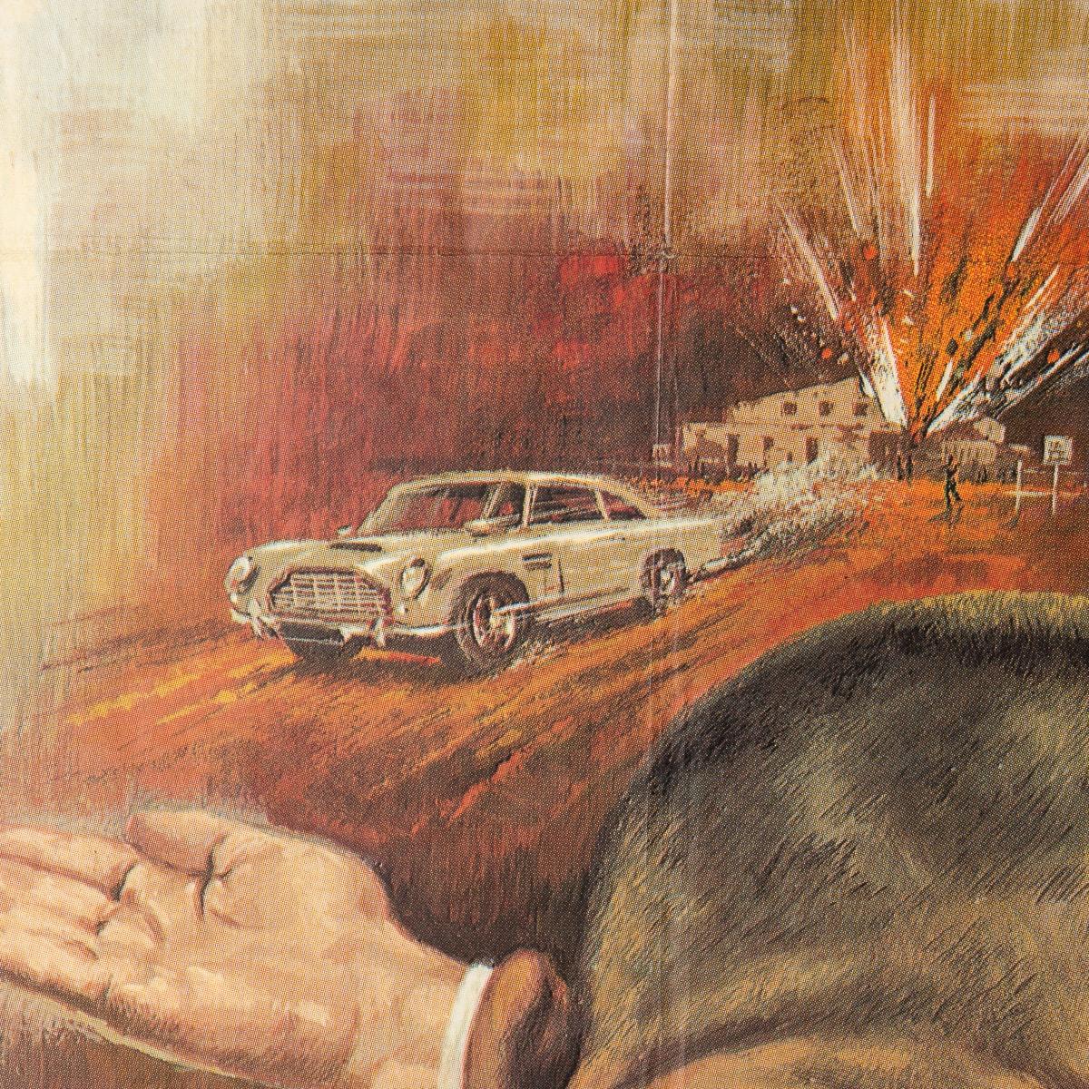Cartel original francés de James Bond Goldfinger c.1964 1
