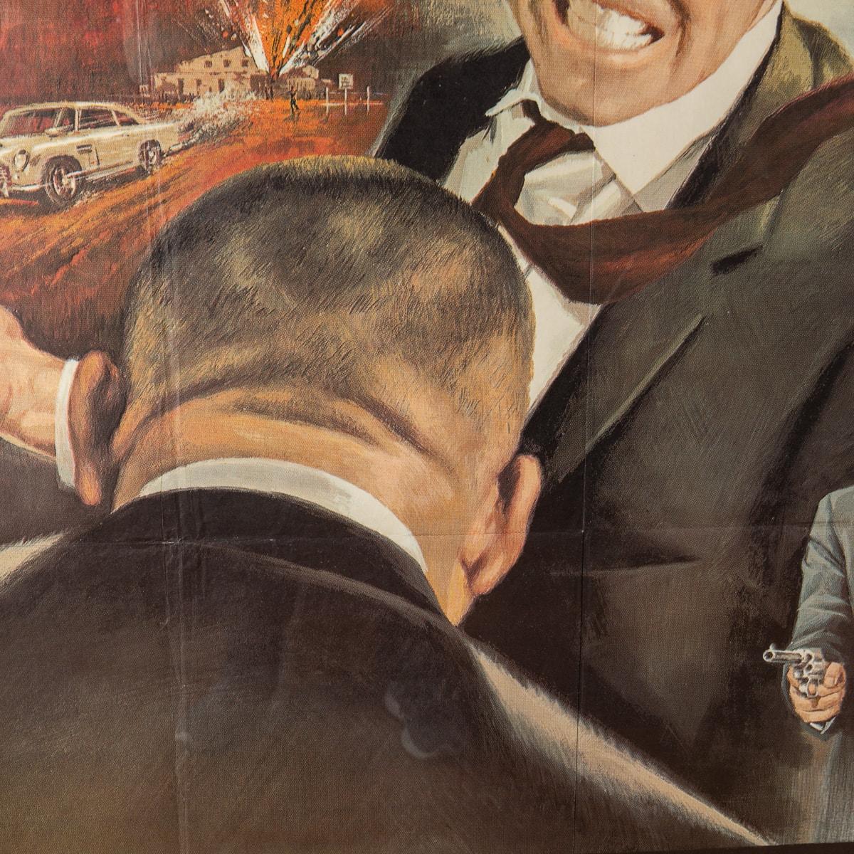 Cartel original francés de James Bond Goldfinger c.1964 2