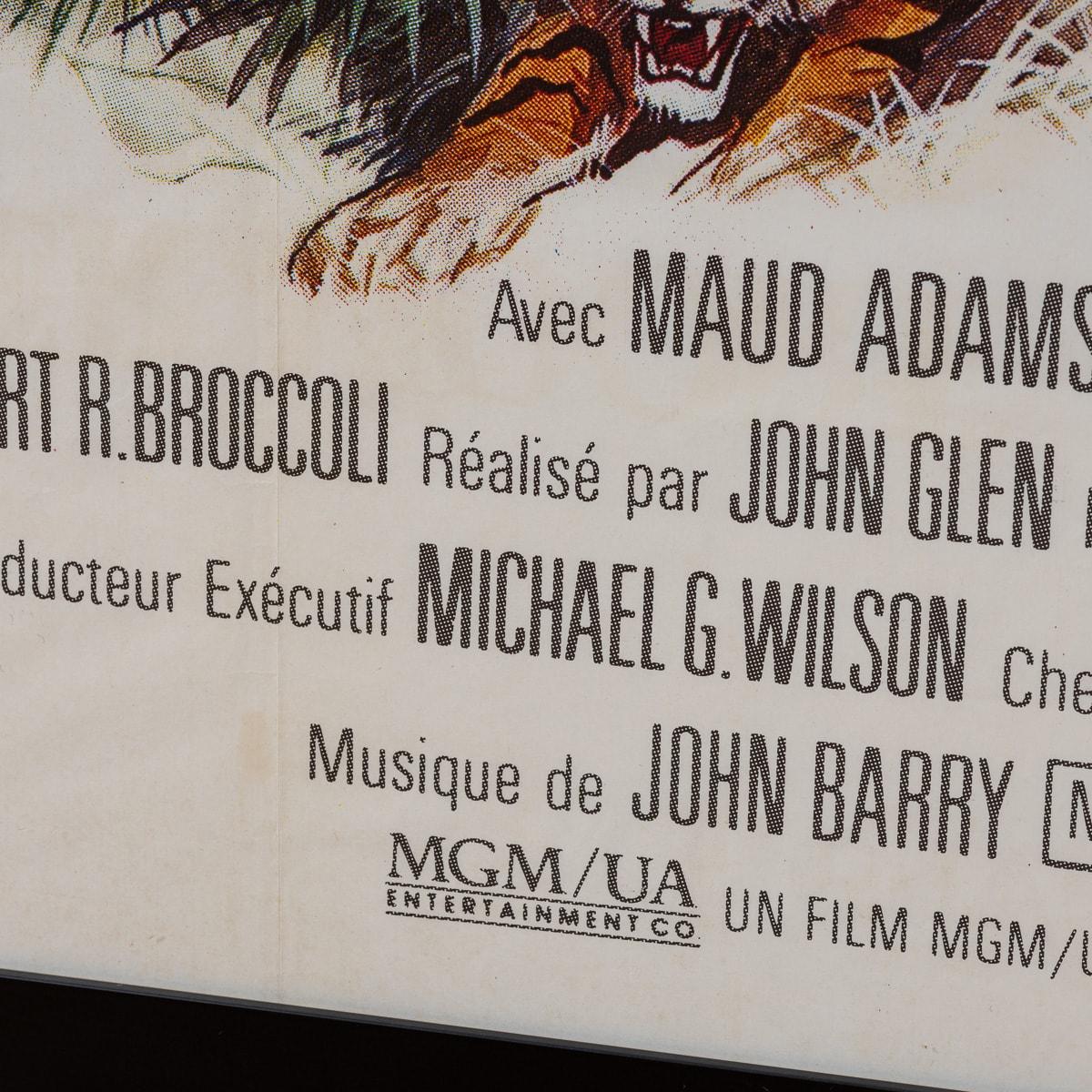 Original French Release James Bond 'Octopussy' c.1983 For Sale 9