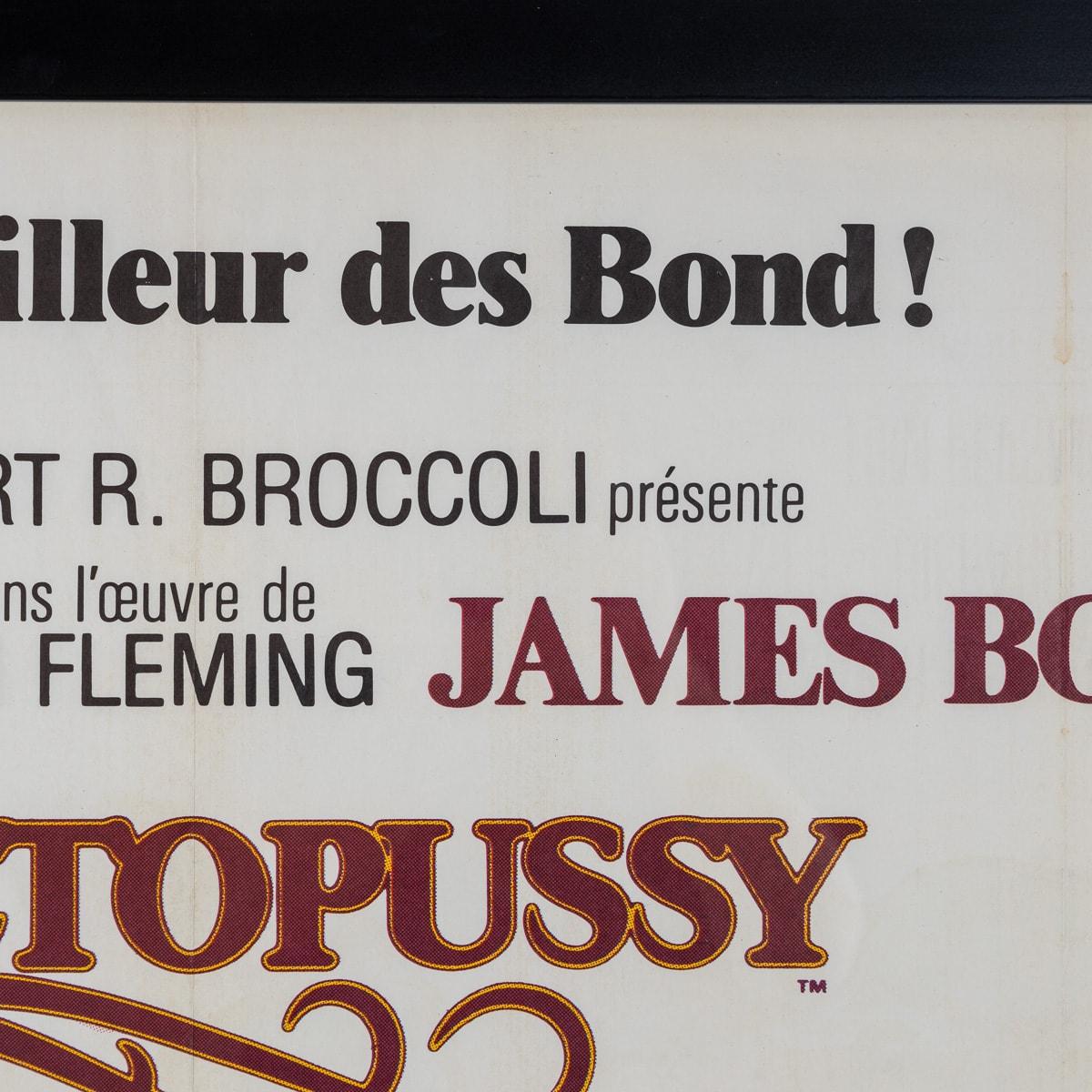Other Original French Release James Bond 'Octopussy' c.1983 For Sale