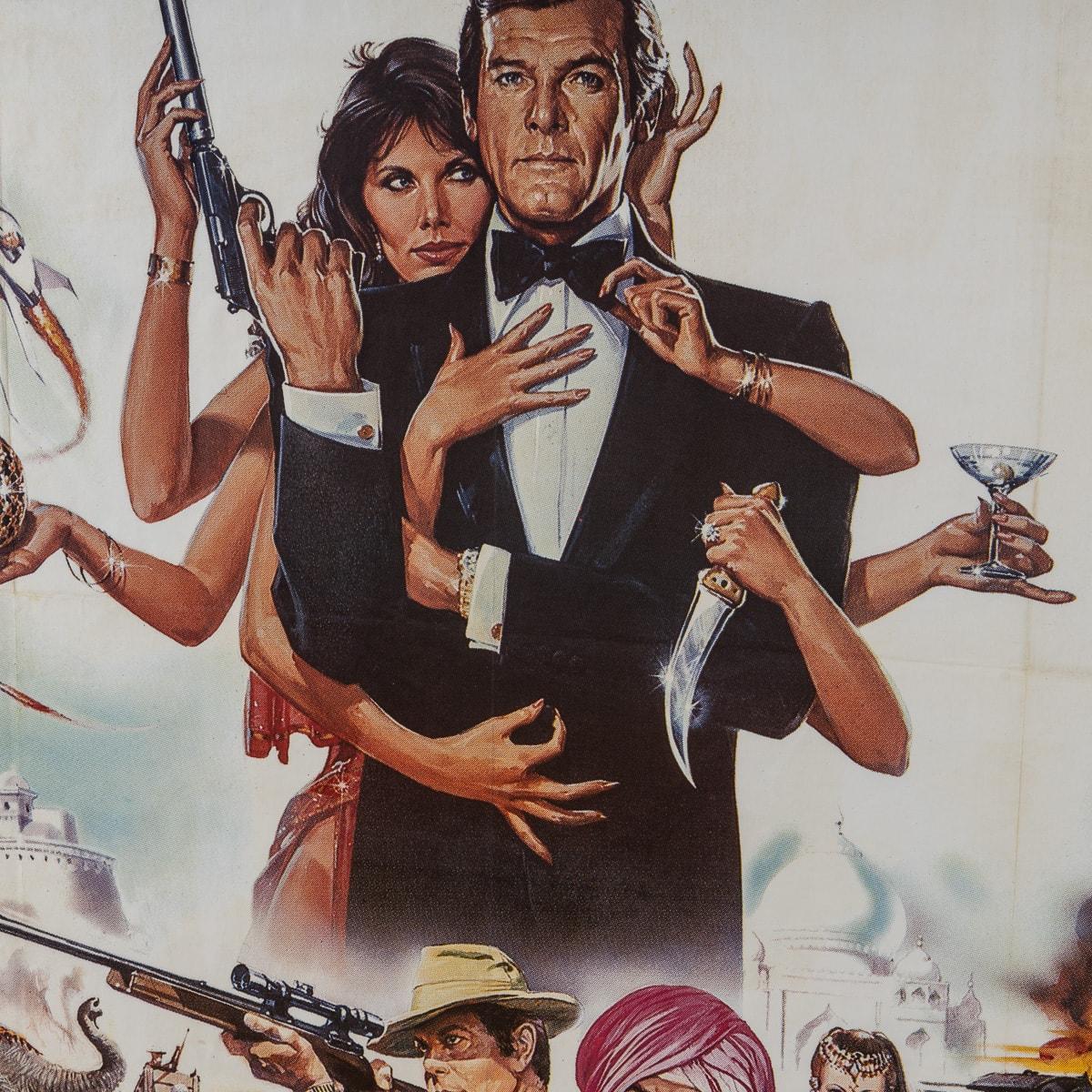 20th Century Original French Release James Bond 'Octopussy' c.1983 For Sale