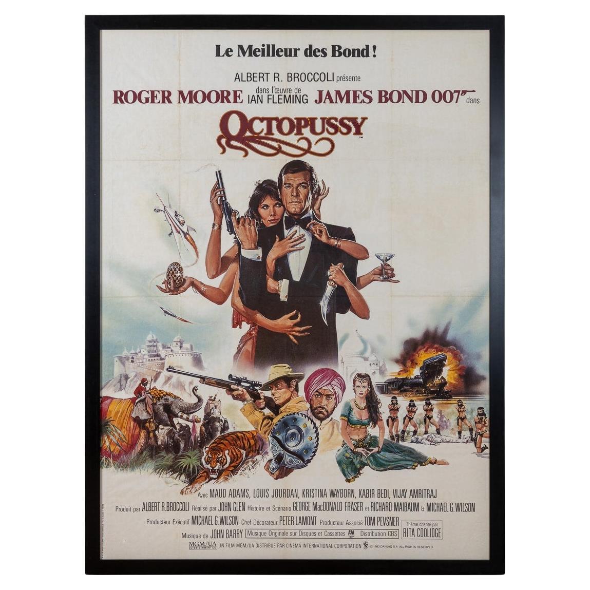 Original Französische Veröffentlichung James Bond „Octopussy“ ca. 1983