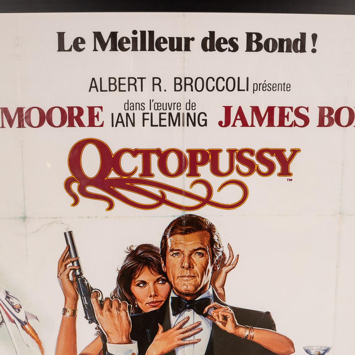 Original French Release James Bond 'Octopussy' Poster, 1983 In Good Condition In Royal Tunbridge Wells, Kent