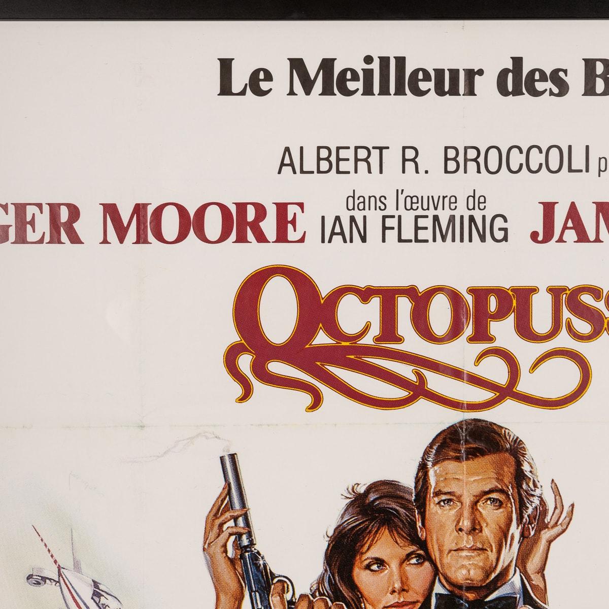 Français Affiche de sortie française originale de James Bond « Octopussy », vers 1983 en vente