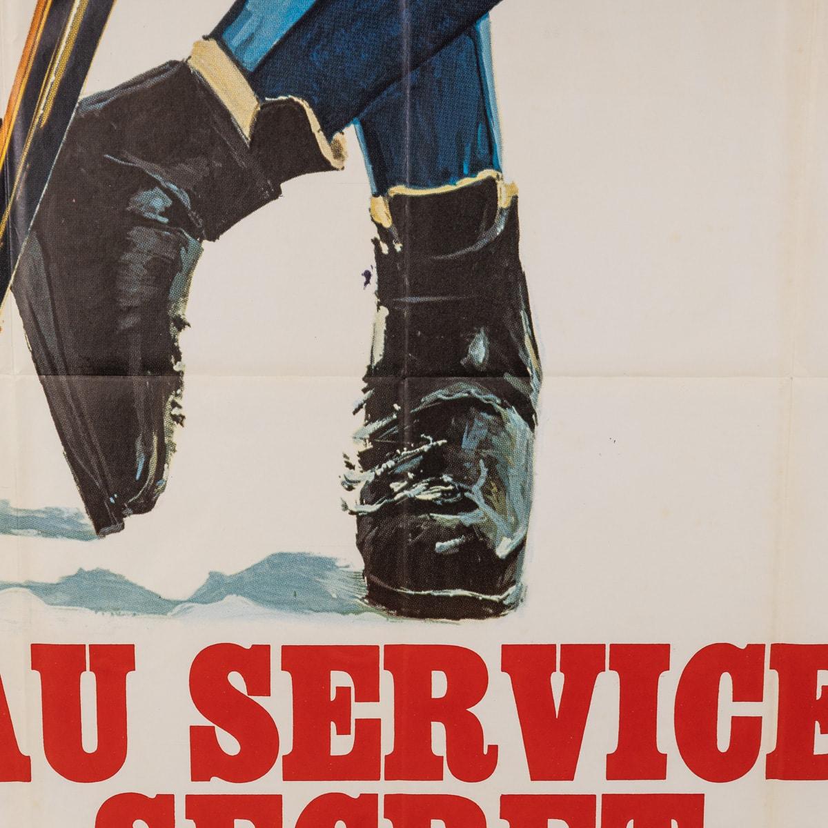 Original Französische Veröffentlichung James Bond On Her Majesty's Secret Service Poster, um 1969 im Angebot 11