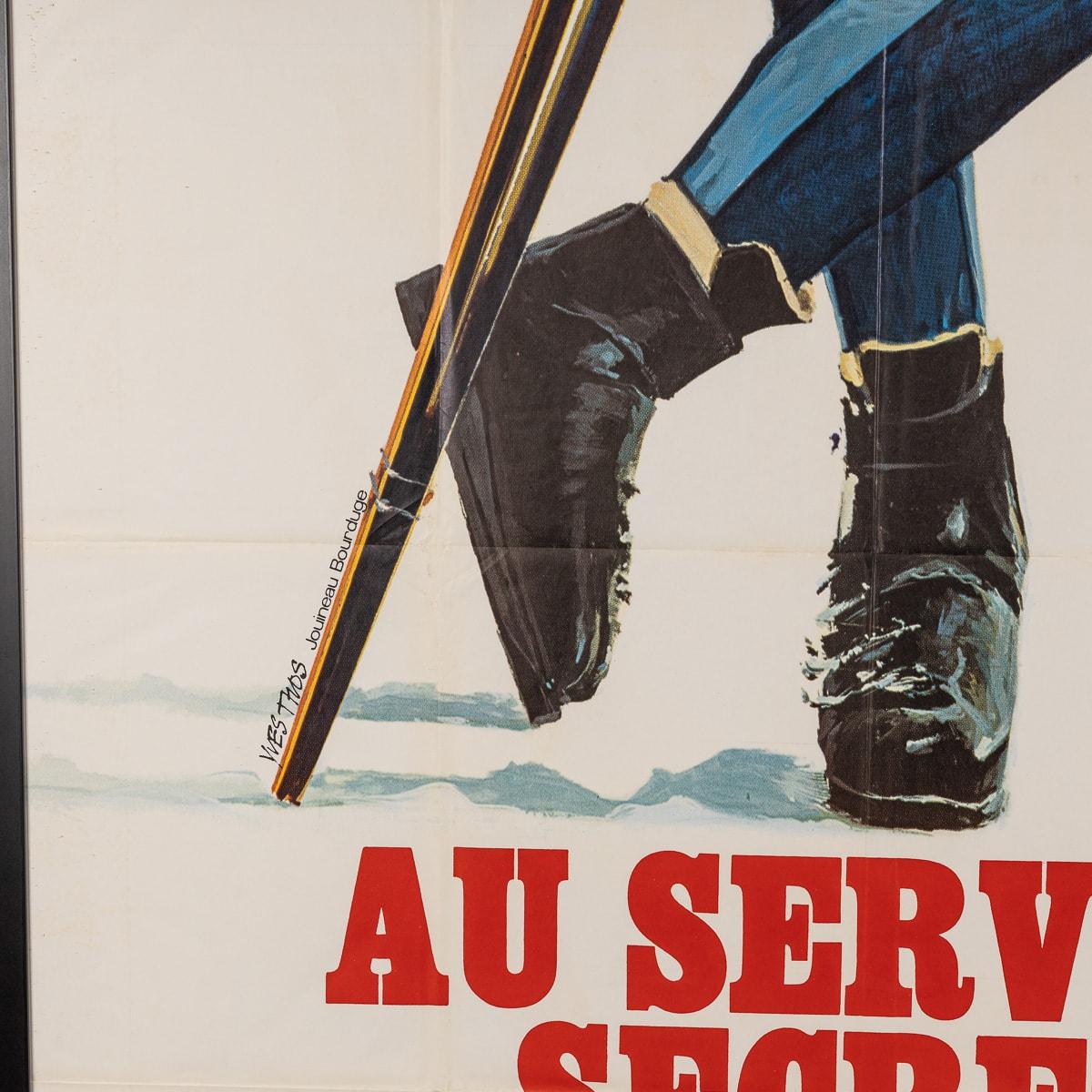 Original French Release James Bond On Her Majesty's Secret Service Poster c.1969 13
