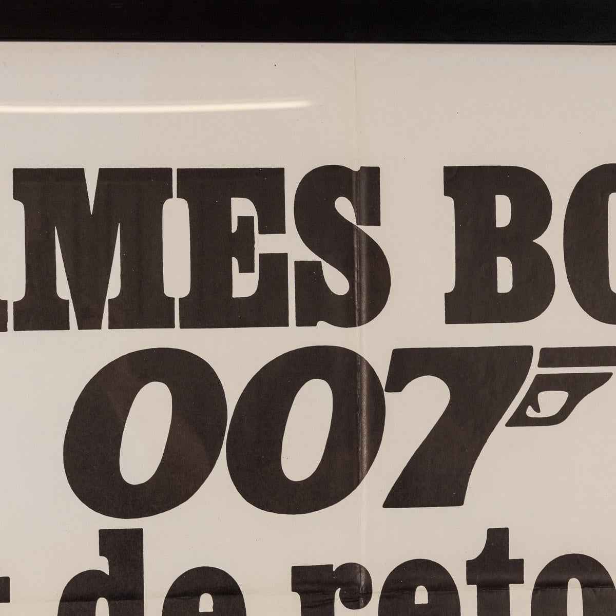 20th Century Original French Release James Bond On Her Majesty's Secret Service Poster c.1969