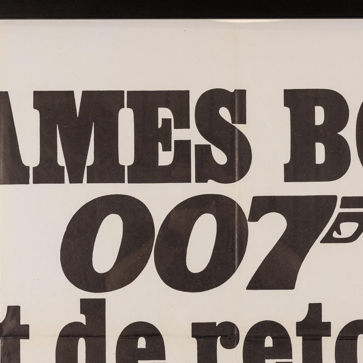 Original Französische Veröffentlichung James Bond On Her Majesty's Secret Service Poster, um 1969 (Farbe) im Angebot
