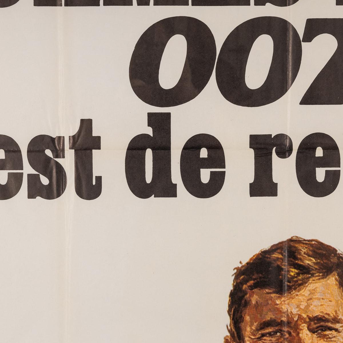 Original French Release James Bond On Her Majesty's Secret Service Poster c.1969 2