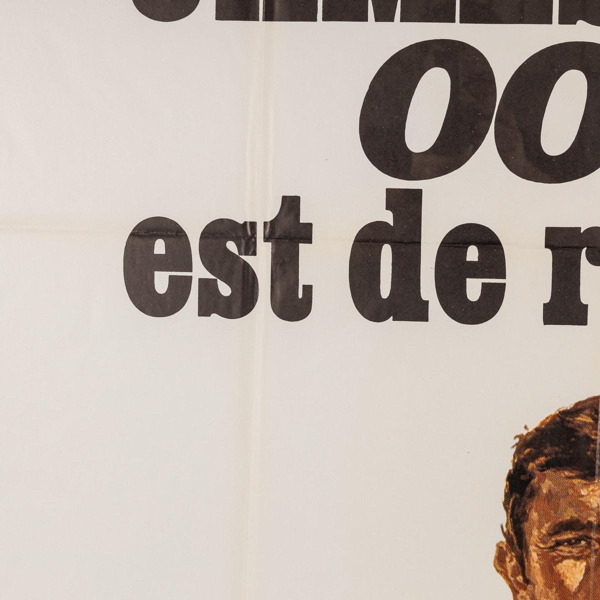 Original French Release James Bond On Her Majesty's Secret Service Poster c.1969 For Sale 2