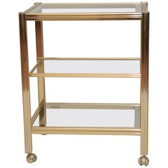 Original French Vintage Serving Trolley