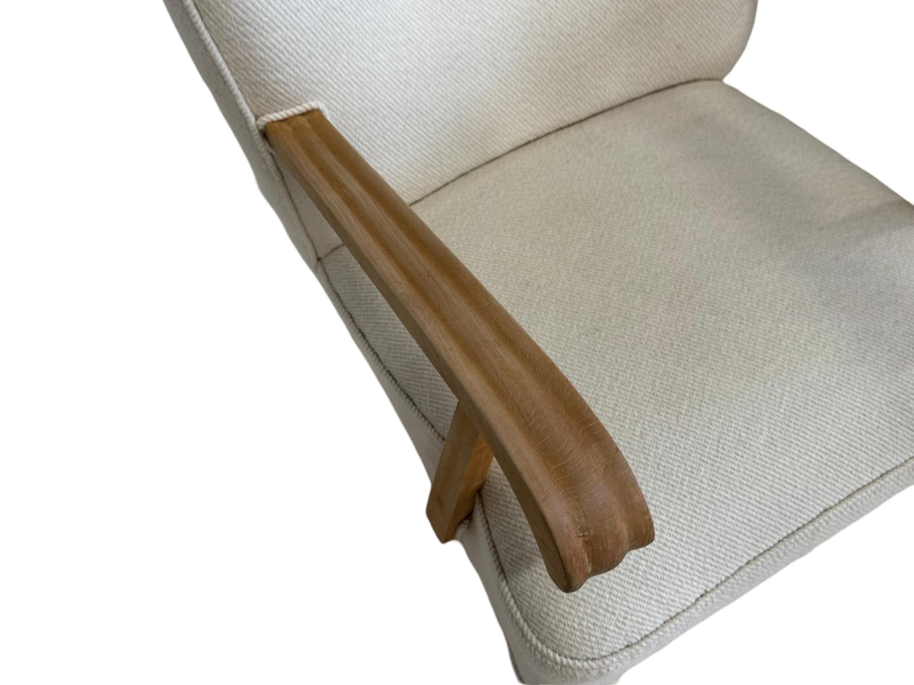 Mid-20th Century Original Fritz Hansen, model 1582 lounger from the 1940s, Denmark.