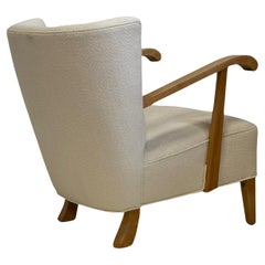 Original Fritz Hansen, model 1582 lounger from the 1940s, Denmark.