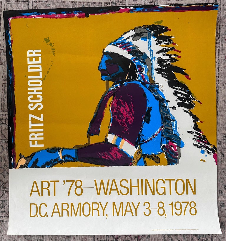 Original Fritz Scholder 'Art '78