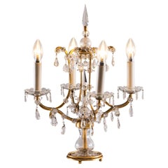 Original from 1905 Maria Theresien style Candelabra Table Lamp