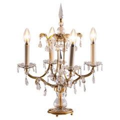 Originale del 1905 Lampada da tavolo a candelabro in stile Maria Theresien