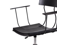 Moderner drehbarer Stuhl Maurizio Peregalli aus den 80er Jahren, signiert