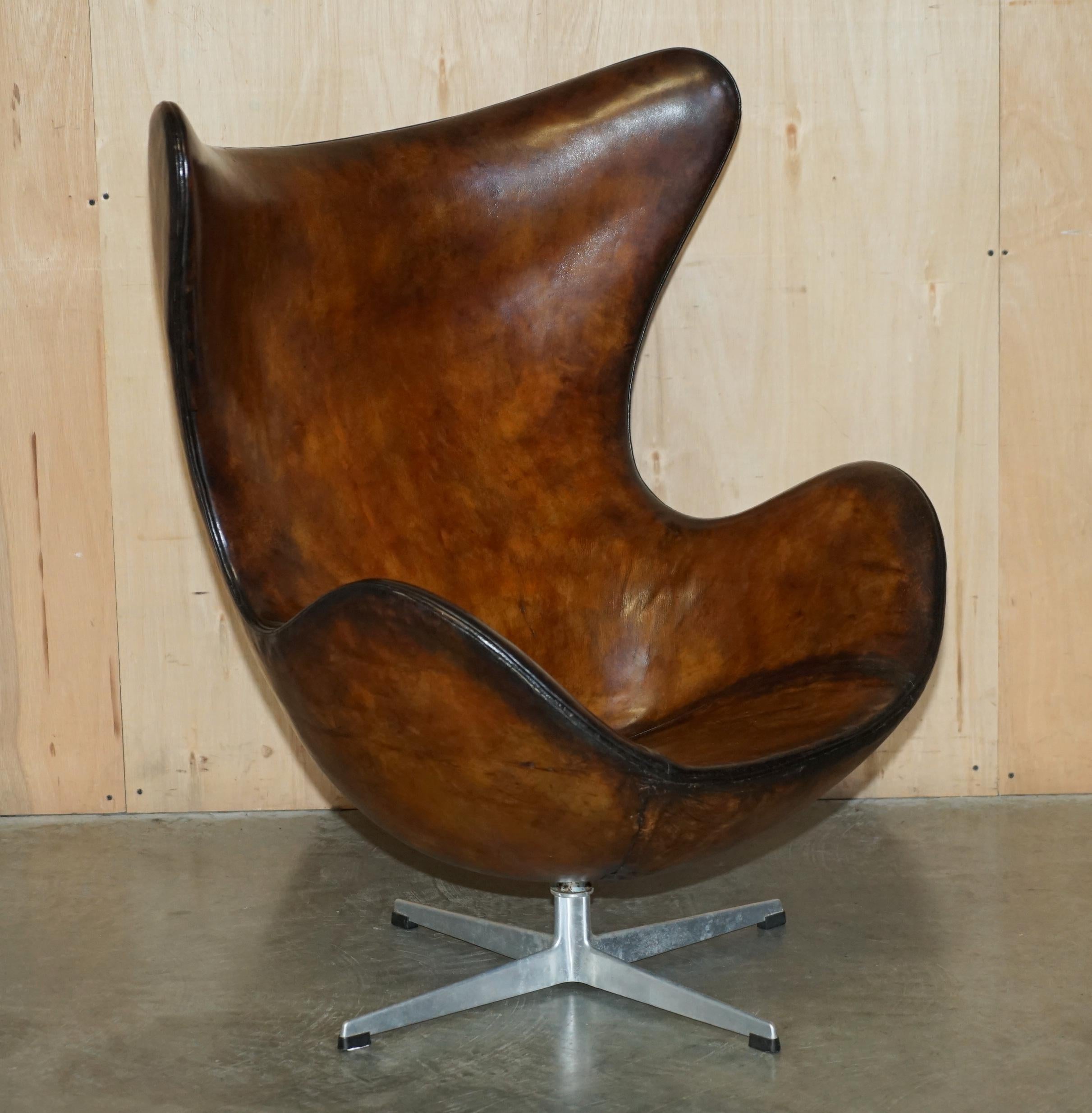 Royal House Antiques

Royal House Antiques is delighted to offer for sale this very significant, original fully stamped 1965 Fritz Hansen, completely restored egg chair with matching footstool

Please note the delivery fee listed is just a guide, it