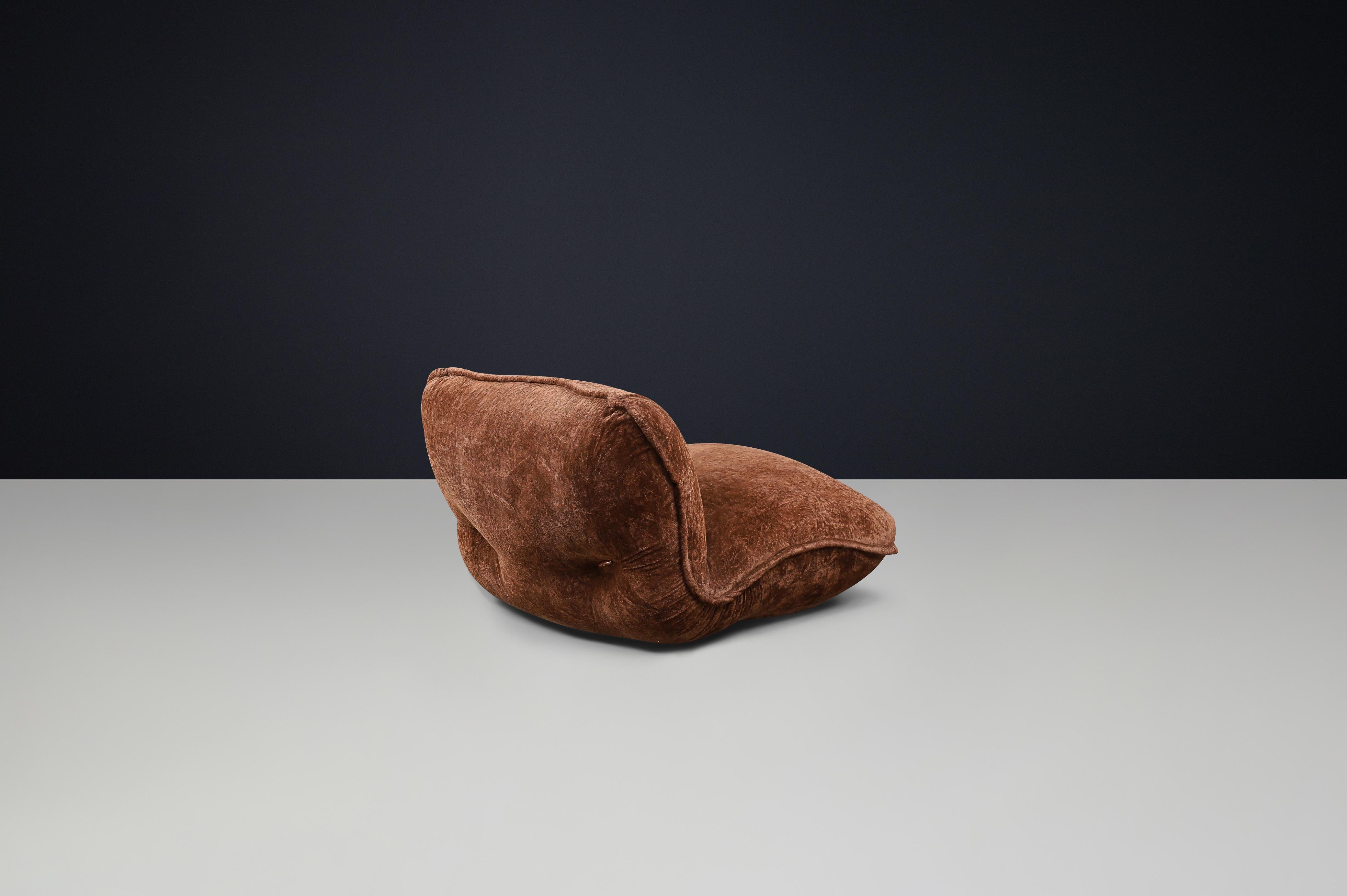 Original  Chaises longues 'Gena' par Claudio Vagnoni pour 1P, Italie, 1969 en vente 4