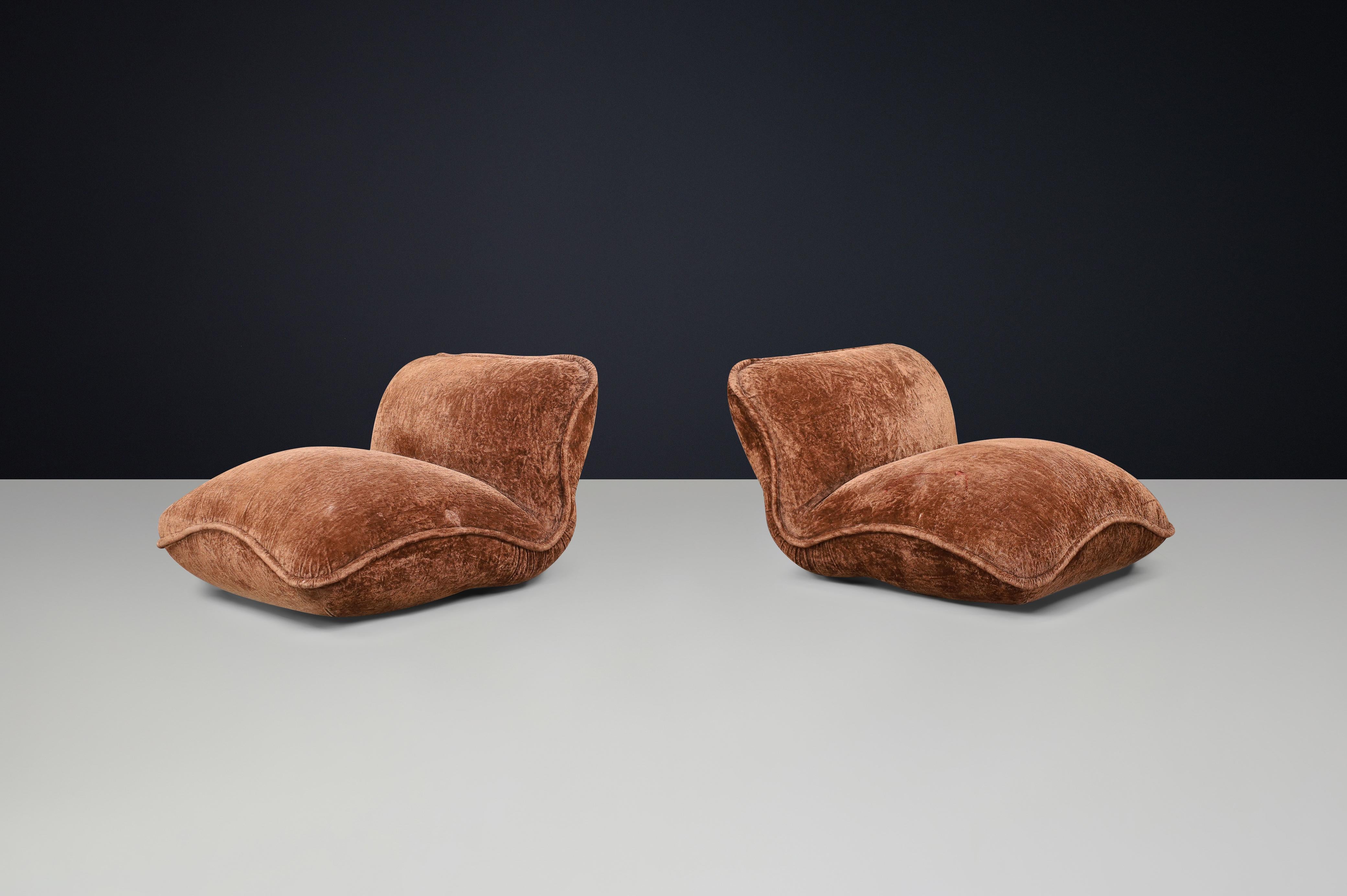Paire de chaises longues 