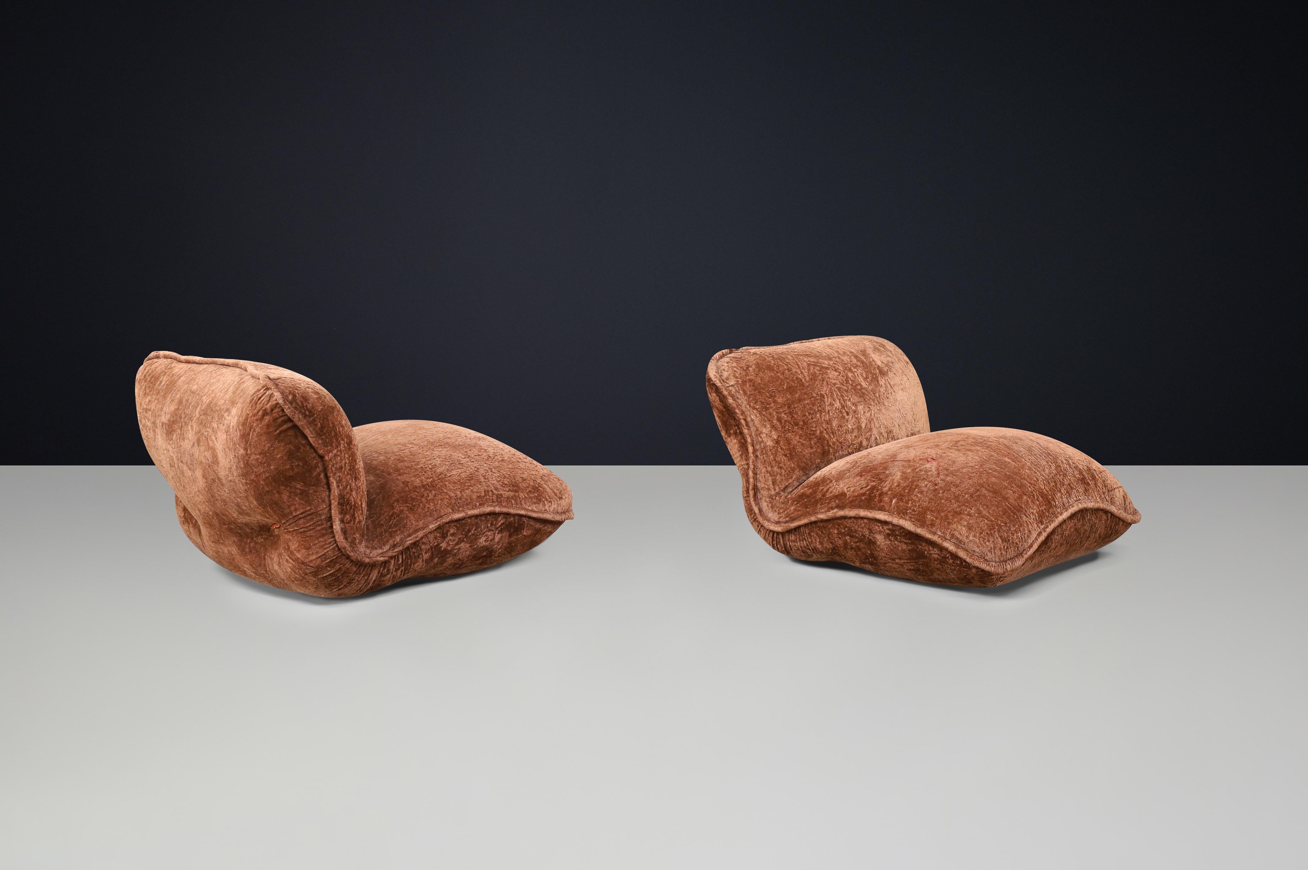 italien Original  Chaises longues 'Gena' par Claudio Vagnoni pour 1P, Italie, 1969 en vente