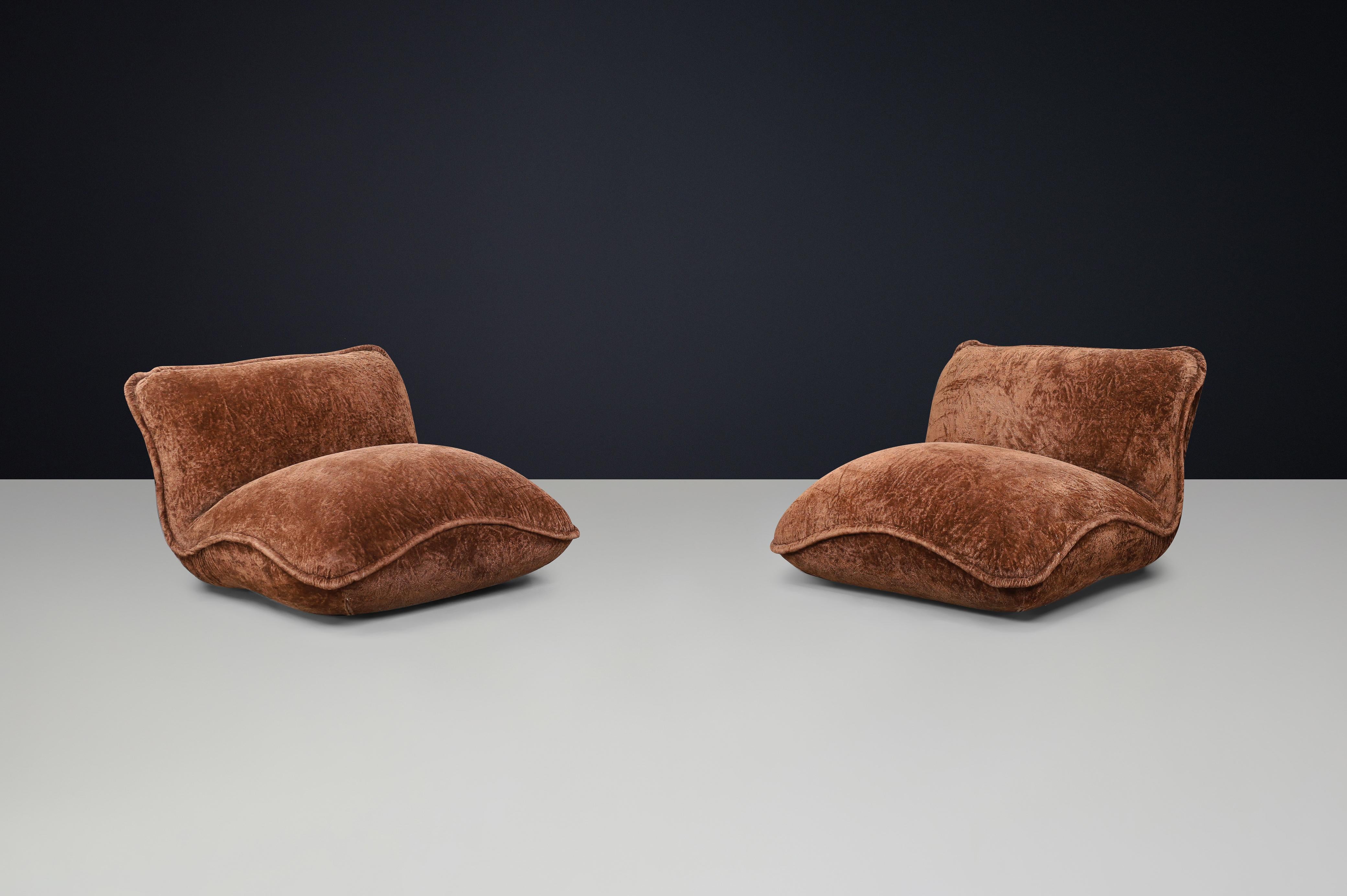 Original  Chaises longues 'Gena' par Claudio Vagnoni pour 1P, Italie, 1969 en vente 1