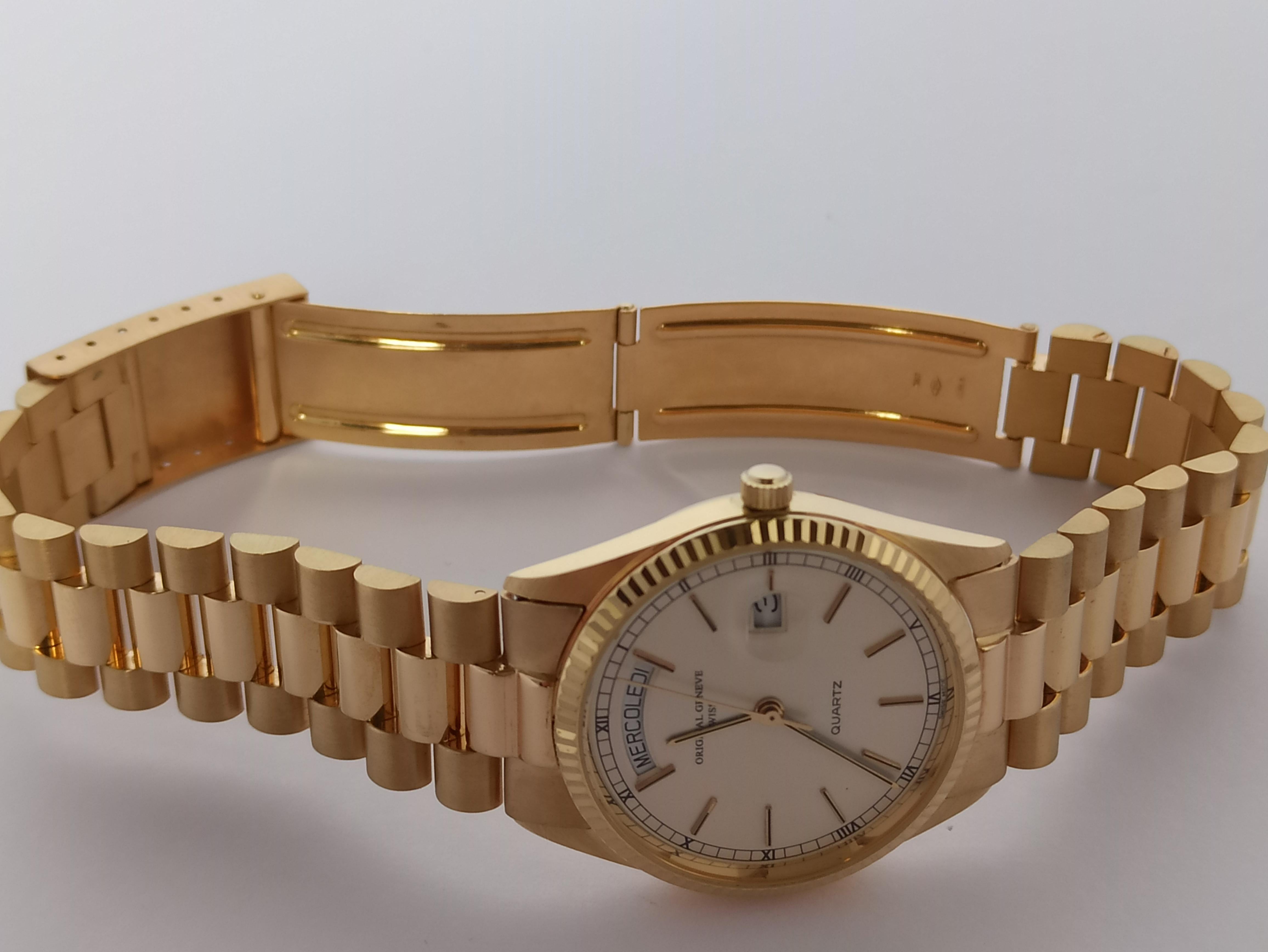 18k gold watch