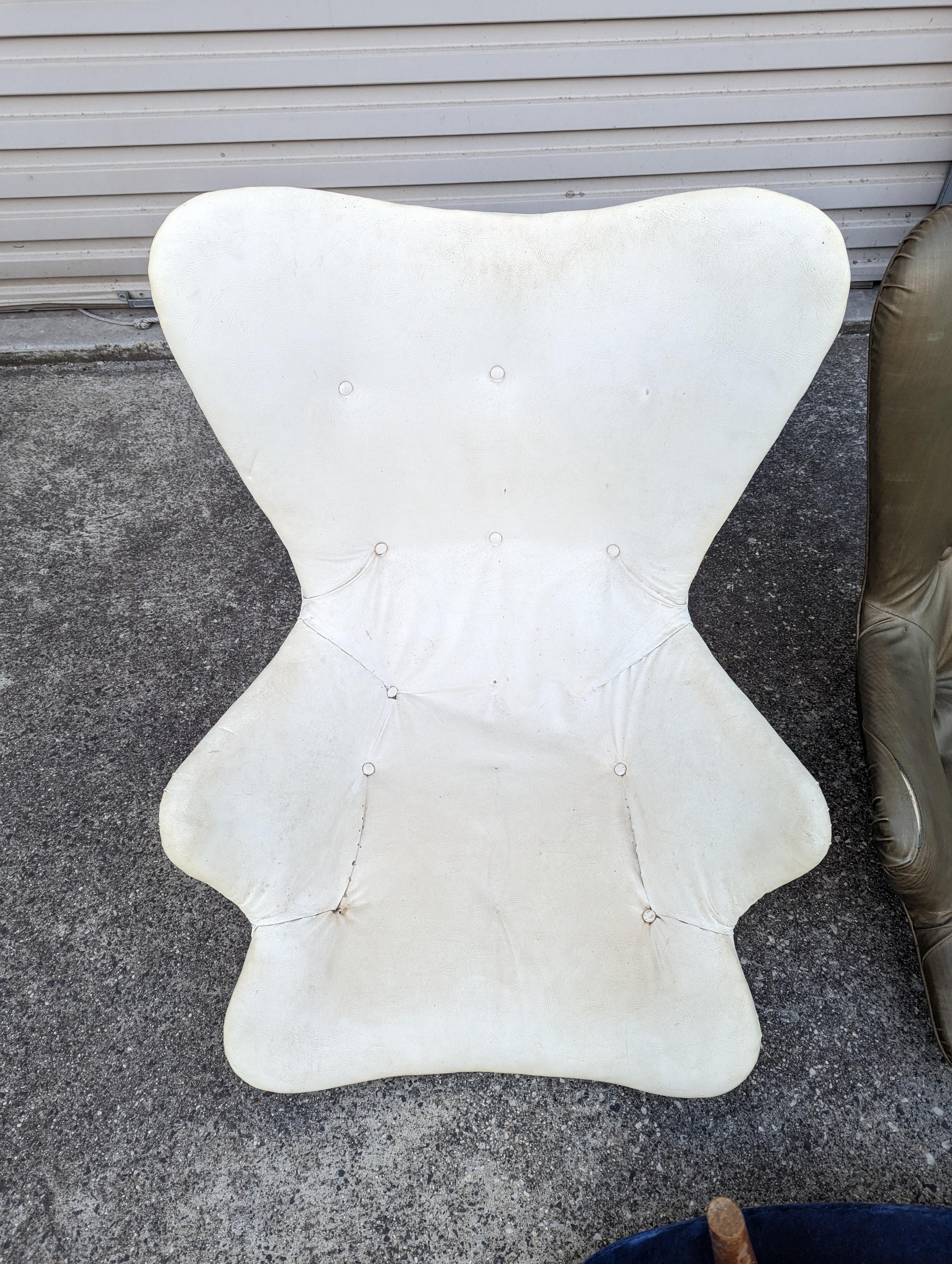 Original Genuine fully restored Featherston contour armchair R160 ottoman 11