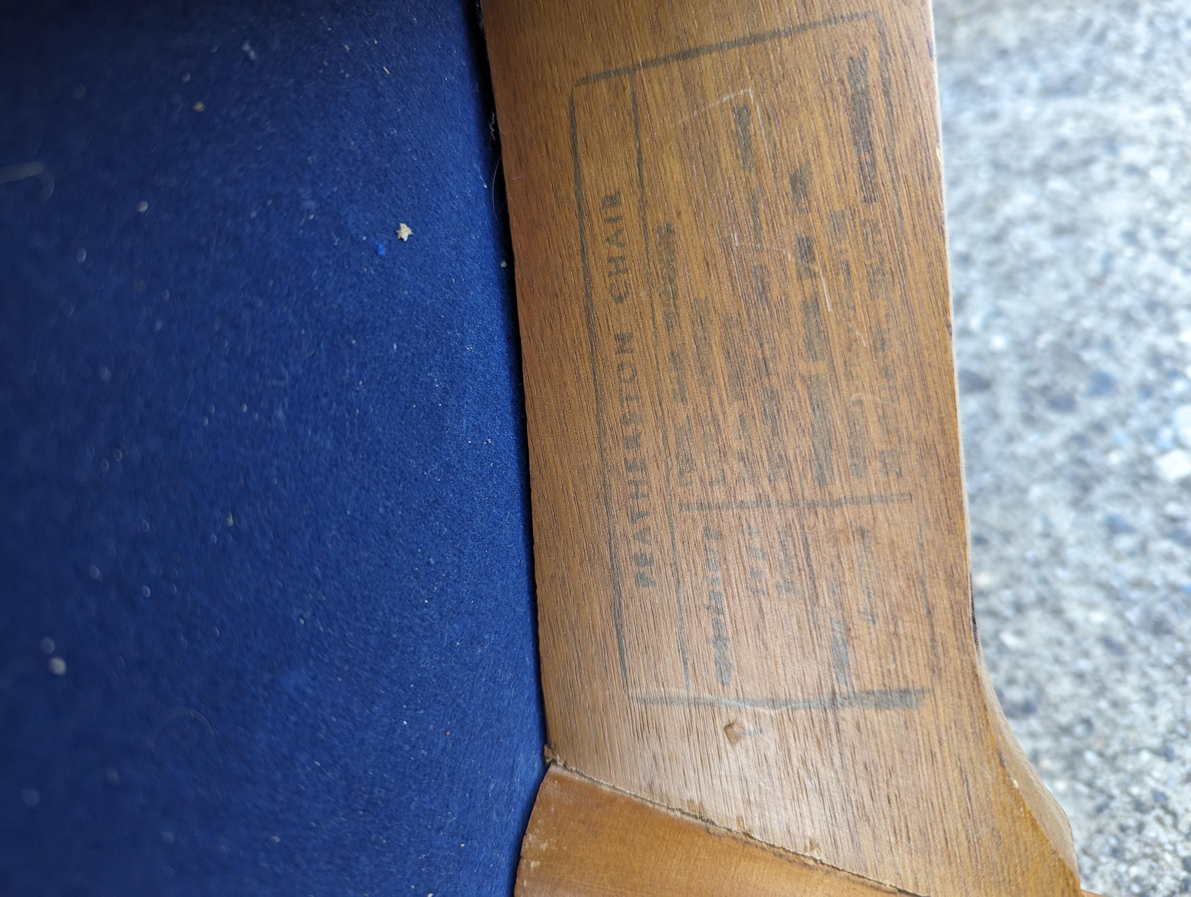 Original Genuine fully restored Featherston contour armchair R160 ottoman 13