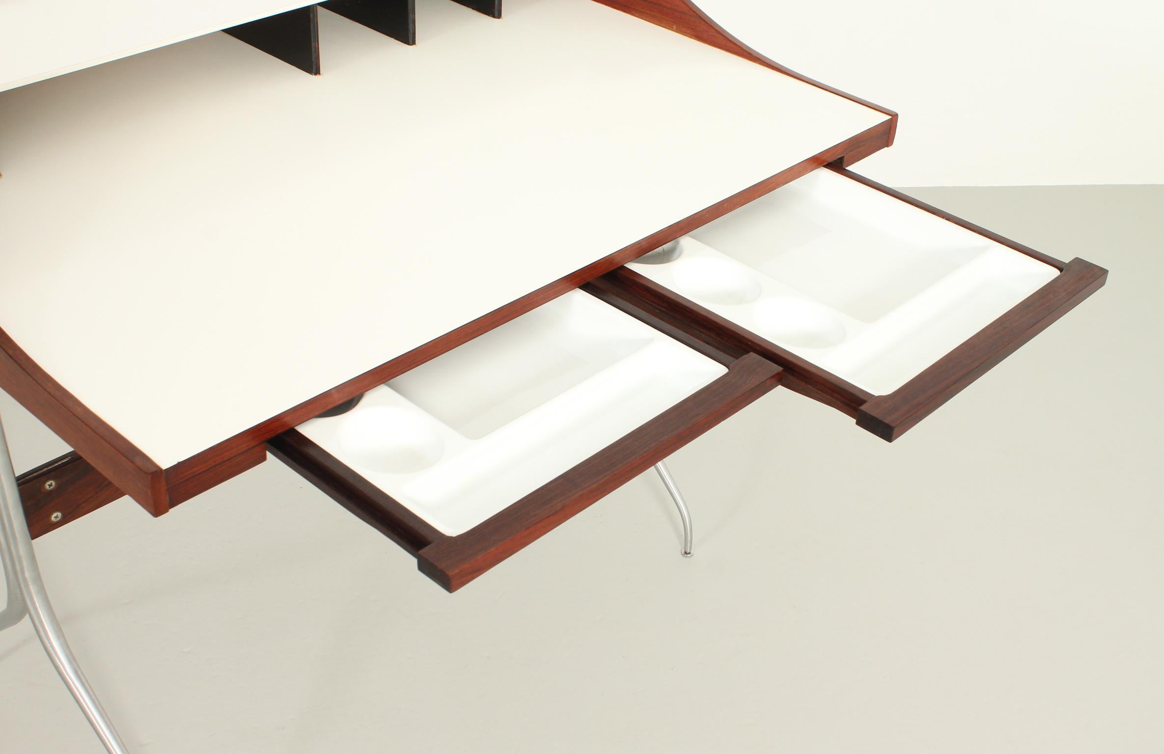 Steel Original George Nelson Swag Leg Desk for Herman Miller, 1954