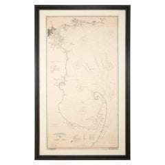 Used Original George W. Eldridge "Chart of Chatham to Boston" Dated 1902
