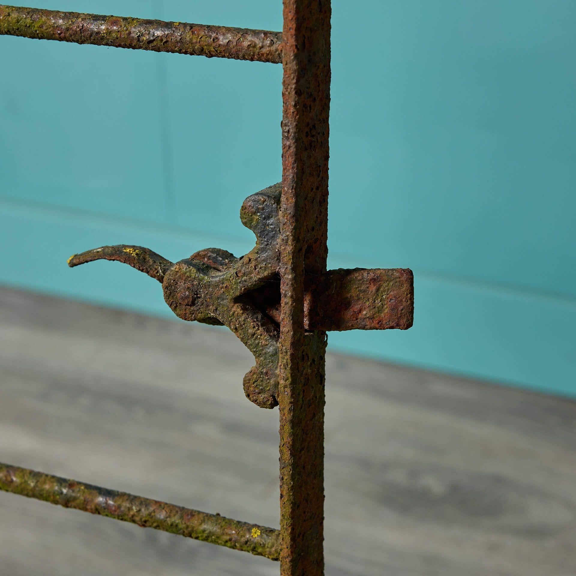 Hand-Crafted Original Georgian English Side Gate For Sale