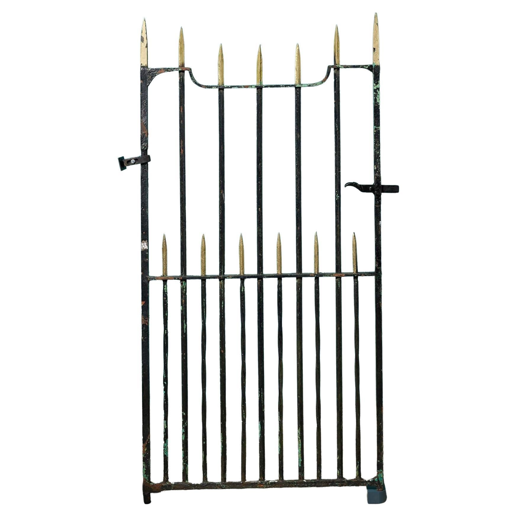Original Georgian Era Wrought Iron Side Gate For Sale