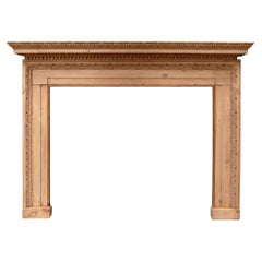 Original Georgian Natural Pine Fire Mantel