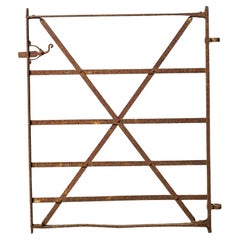 Antique Original Georgian Strapwork Side Gate