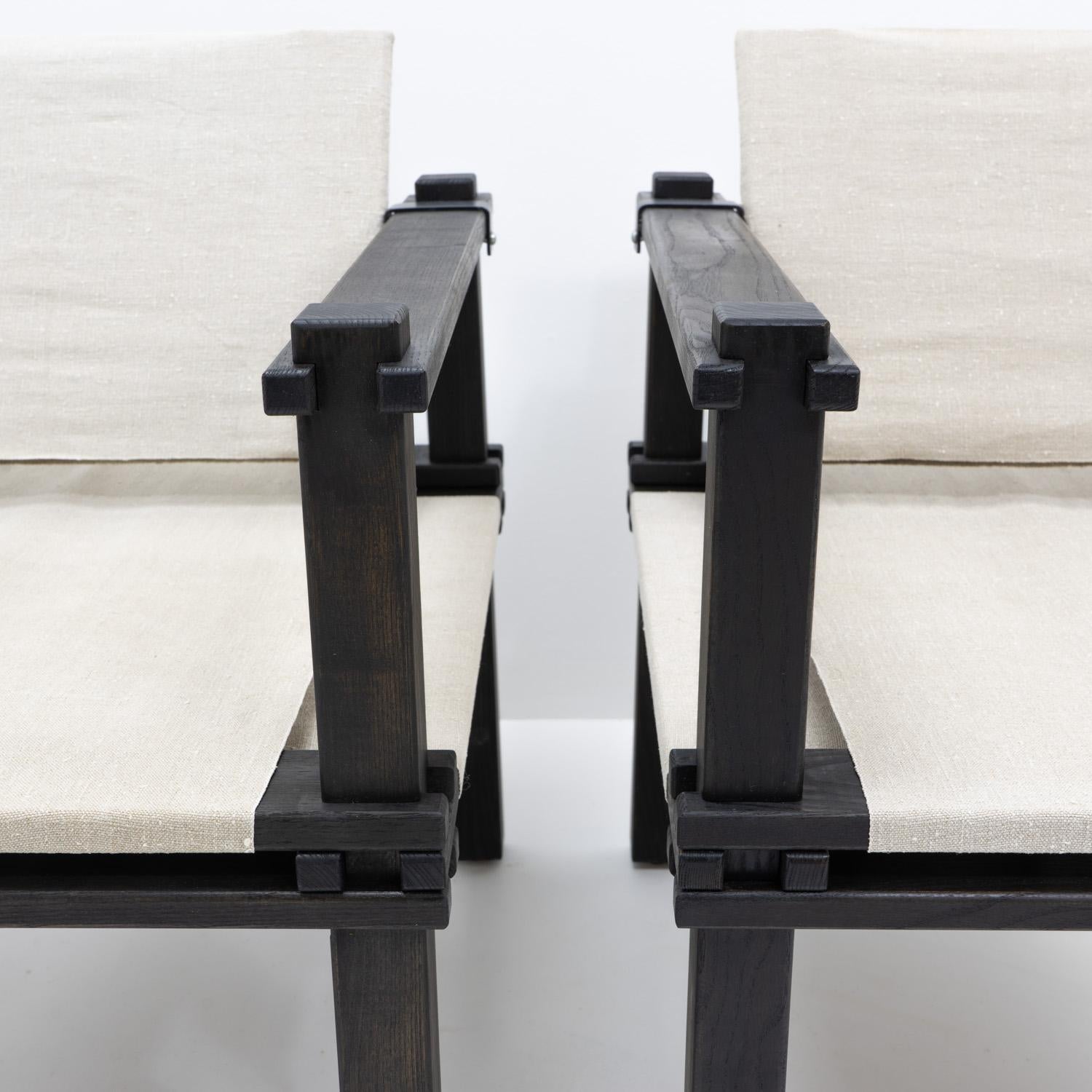 Original Gerd Lange “Farmer” Armchairs, Germany 1960s 4