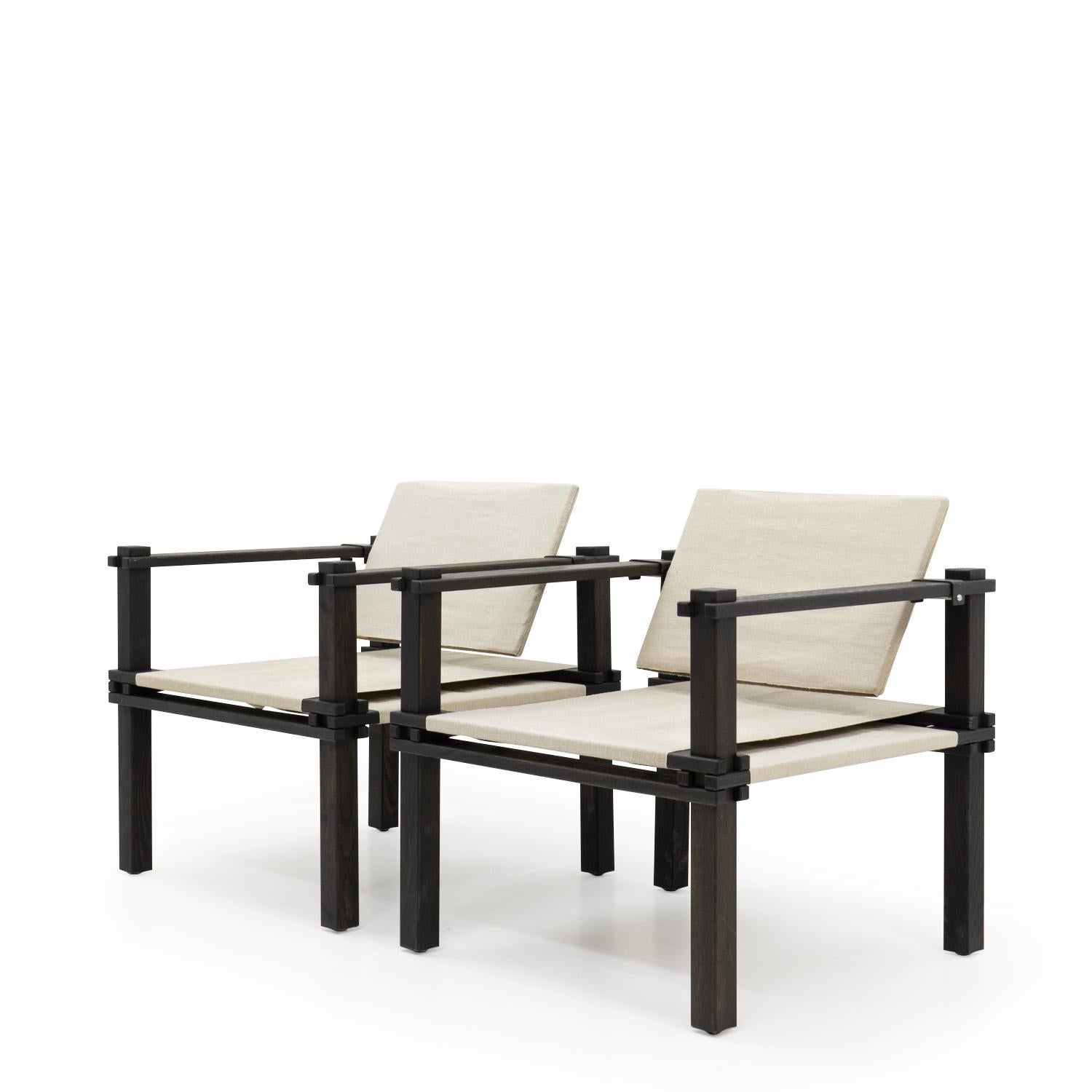 Mid-Century Modern Original Gerd Lange “Farmer” Armchairs, Germany 1960s