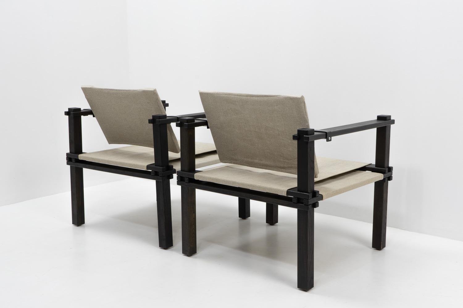 Original Gerd Lange “Farmer” Armchairs, Germany 1960s - Set of Two 2