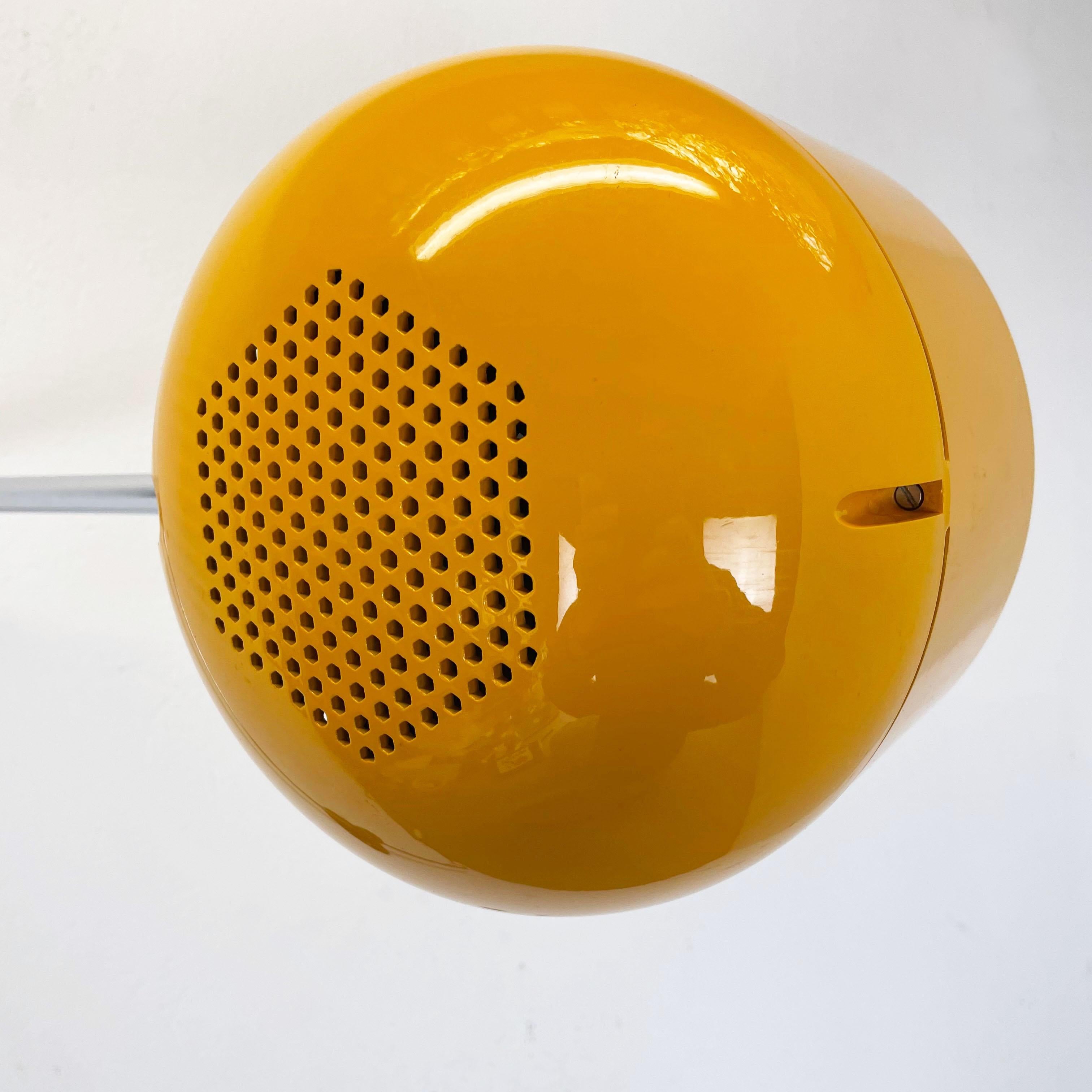 Original German Space Age Yellow Wall Light Made by Staff, Germany For Sale 12