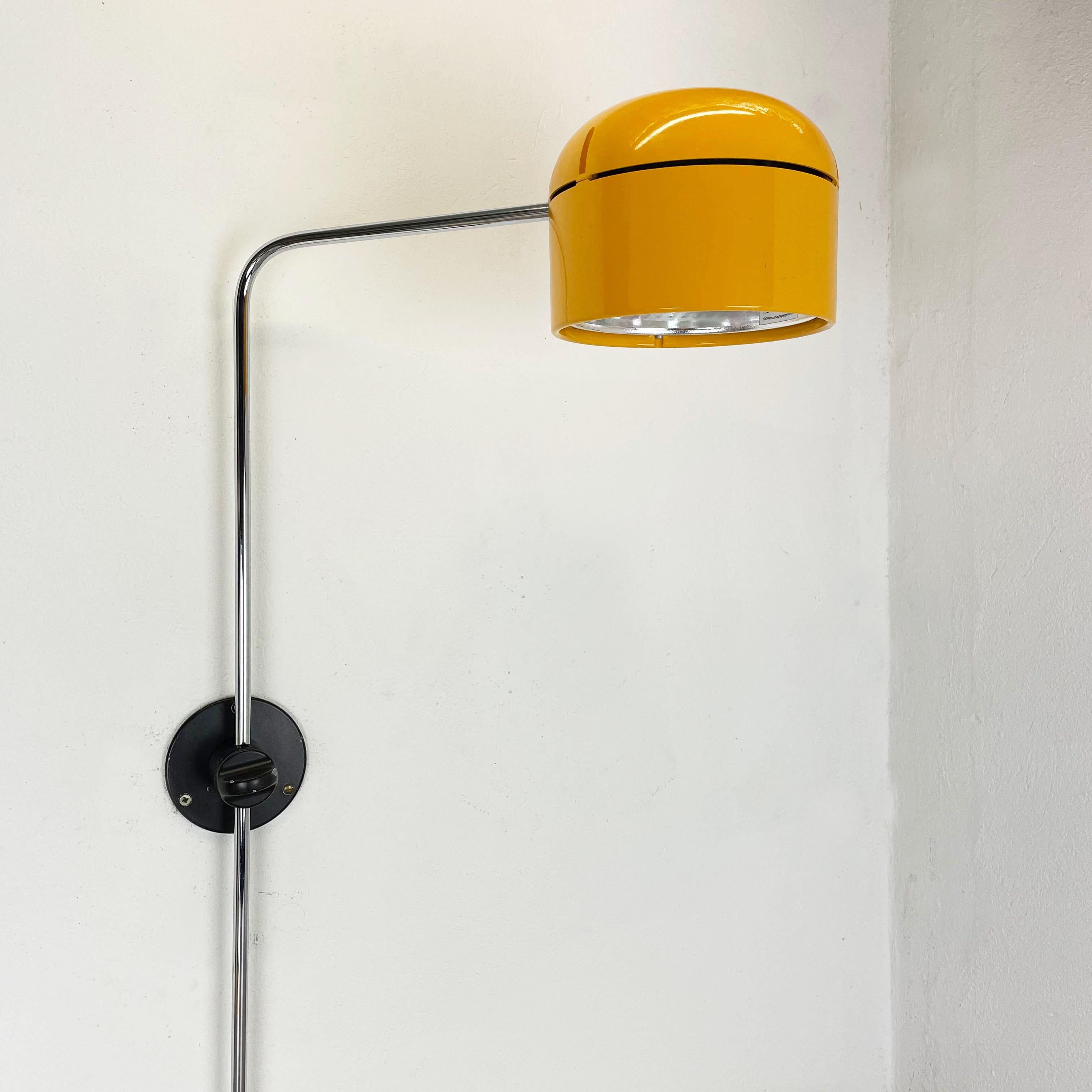Article:

Yellow adjustable wall light


Producer:

 Staff Lights, Germany (see label inside the shade)


Age:

 1970s


This extraordinary pop art space age wall light was designed and produced by STAFF Lights in Germany in the