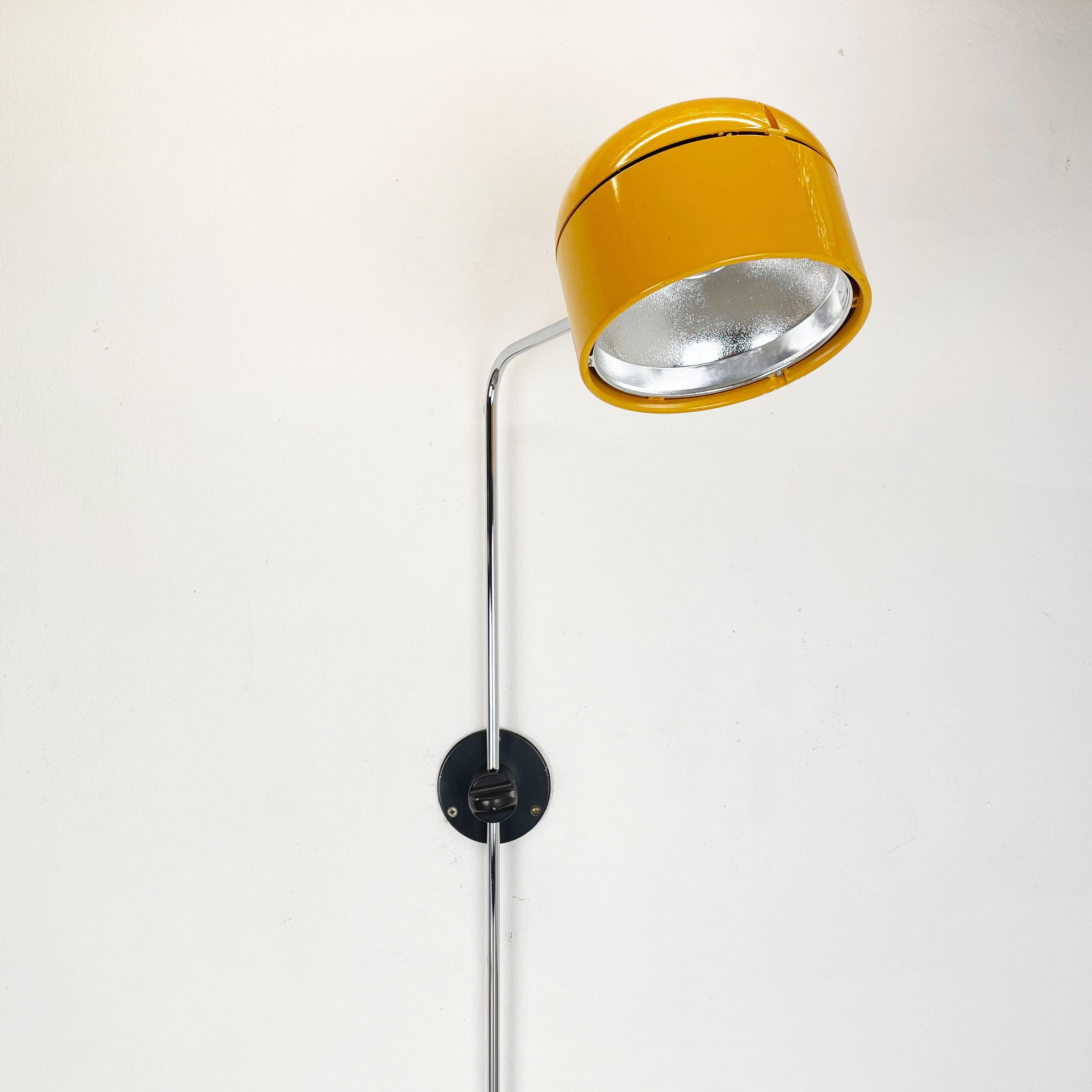 Original German Space Age Yellow Wall Light Made by Staff, Germany In Good Condition For Sale In Kirchlengern, DE