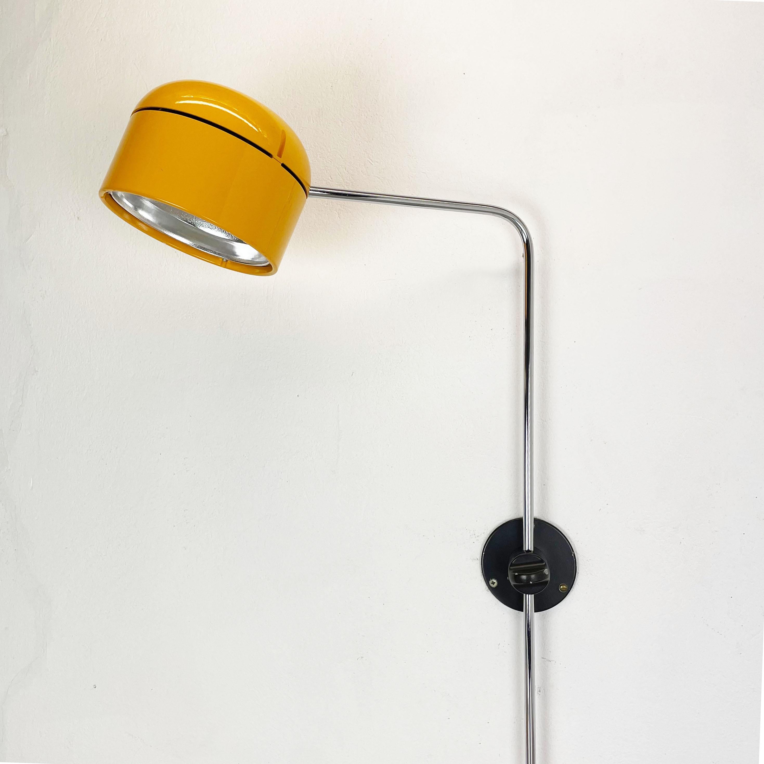 20th Century Original German Space Age Yellow Wall Light Made by Staff, Germany For Sale