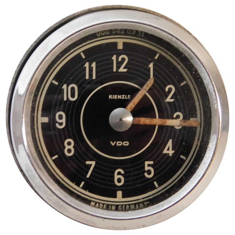 Original Germany Kienzle VDO MercedesBenz 190SL Clock at 1stDibs vdo