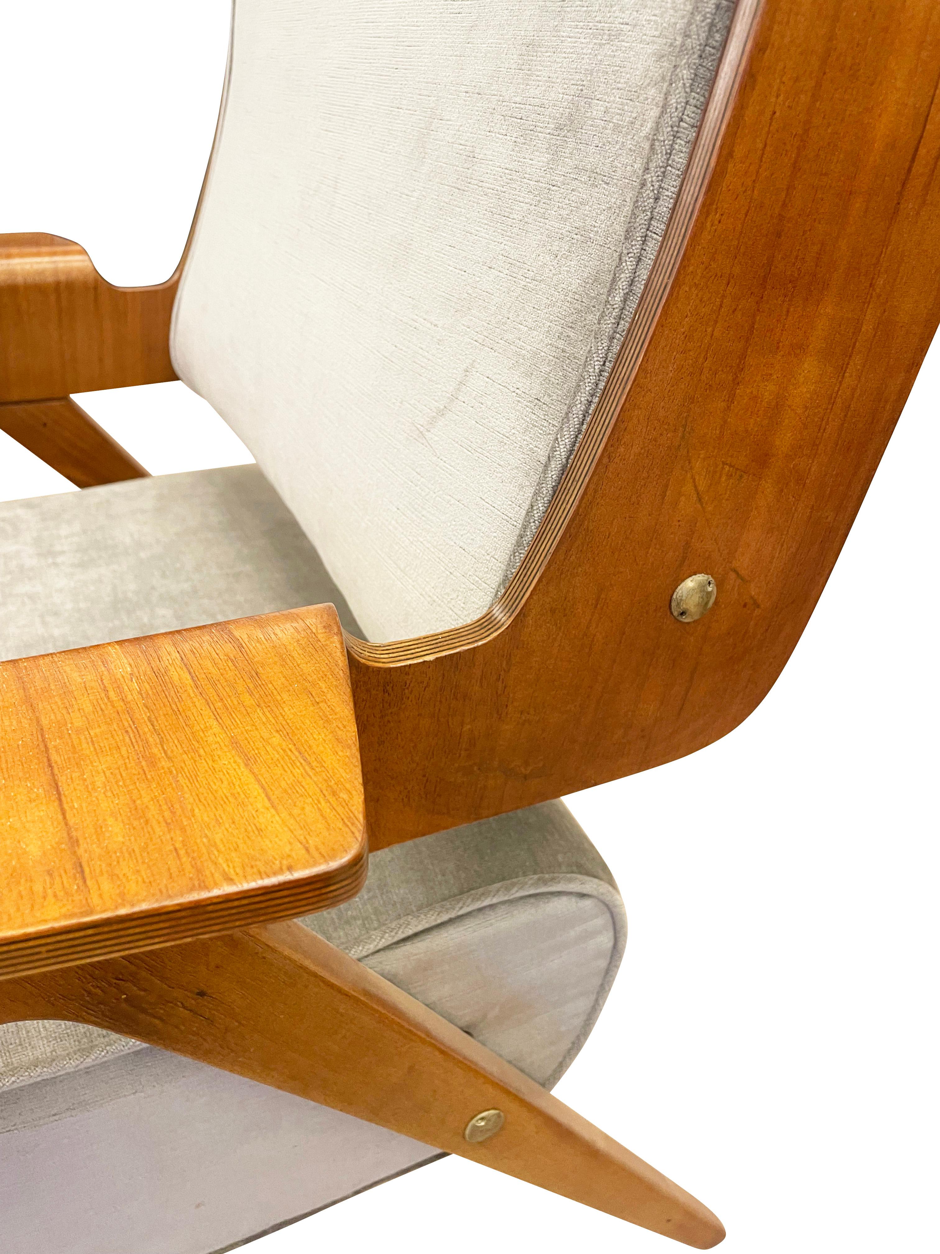 20th Century Original Gianfranco Frattini Lounge Chair Model 831 for Cassina