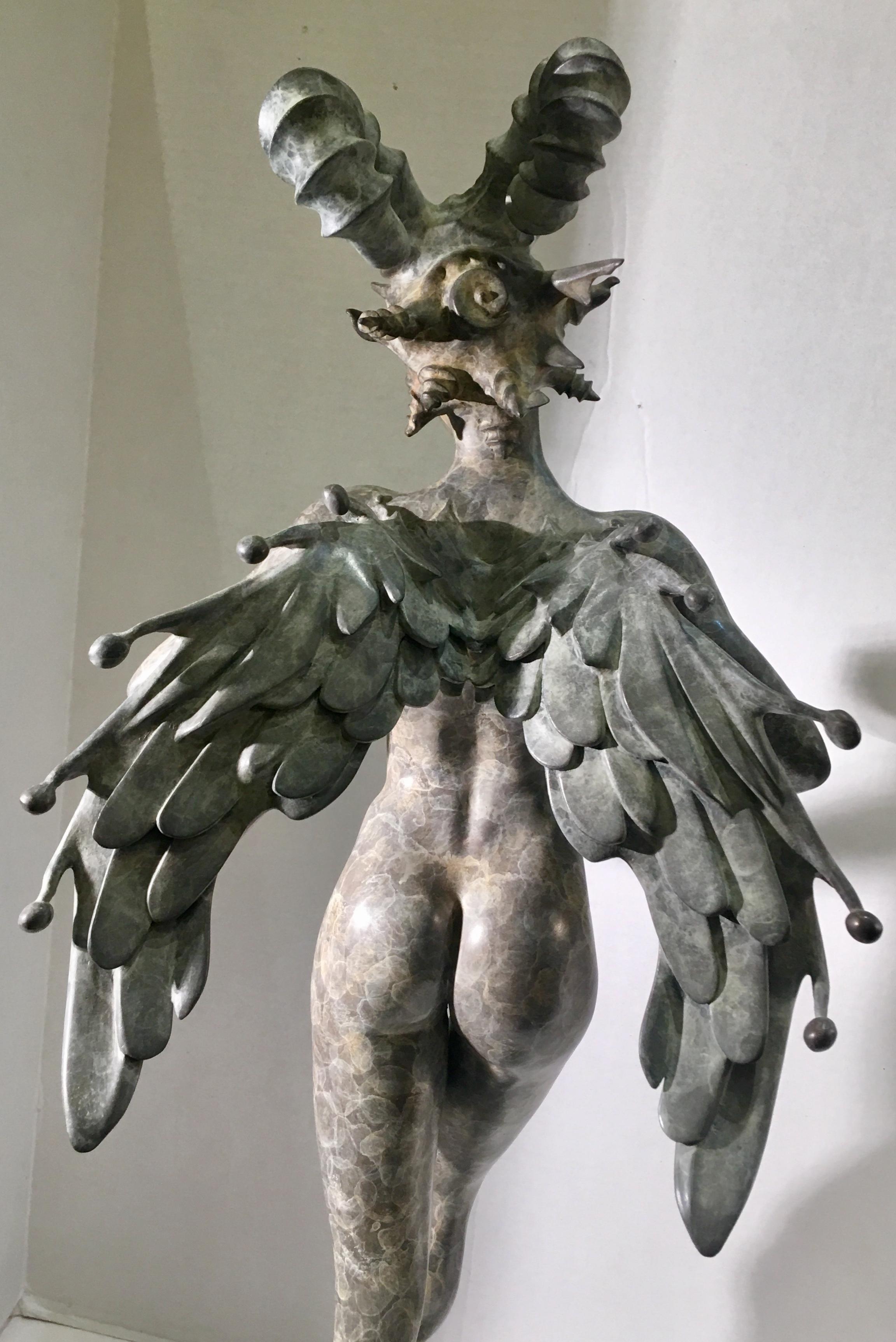 Original Gil Bruvel Erotic Bronze Sculpture, 