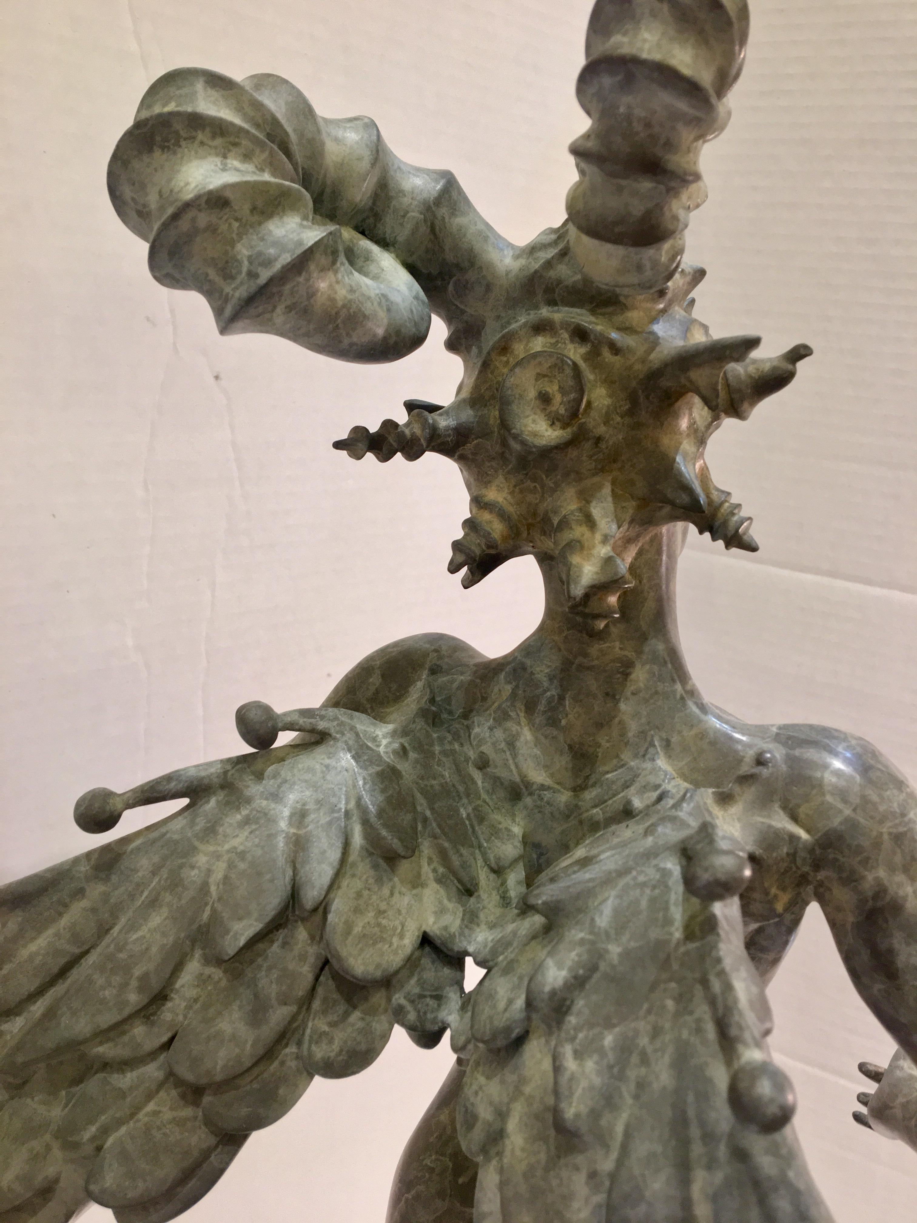 Original Gil Bruvel Erotic Bronze Sculpture, 