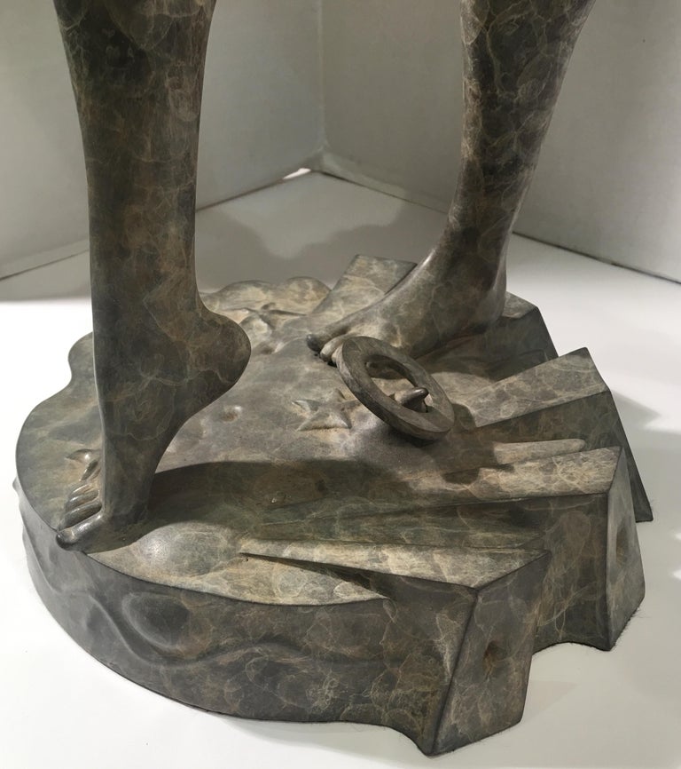 Original Gil Bruvel Erotic Bronze Sculpture The Messenger Limited original-gil-bruvel-erotic-bronze-sculpture-the-messenger-limited
